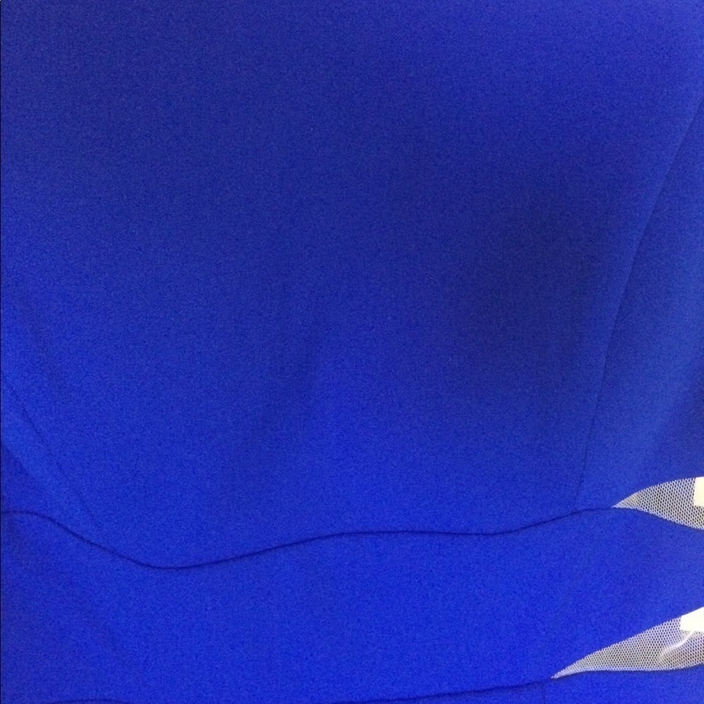 Decode royal blue one shoulder cocktail dress - Picture 7 of 11